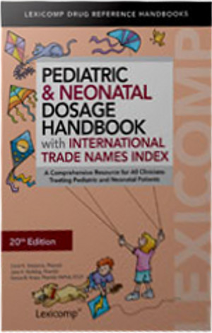 pediatric and neonatal dosage handbook pdf