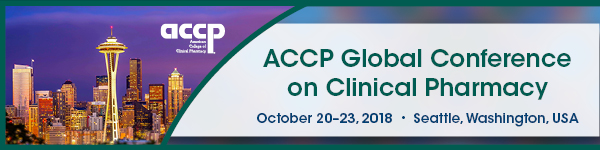 Save the Date for the 2018 ACCP Global Conference on Clinical Pharmacy