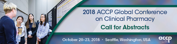 2018 Global Conference on Clinical Pharmacy Call for Abstracts