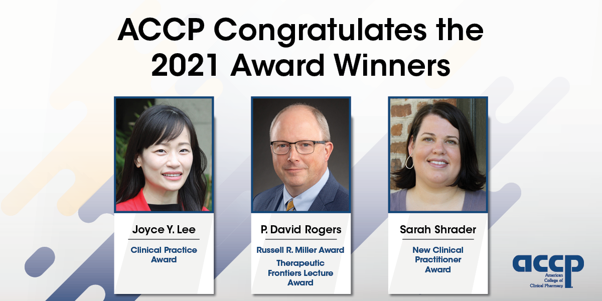 Lee, Rogers, and Shrader to Receive ACCP Honors