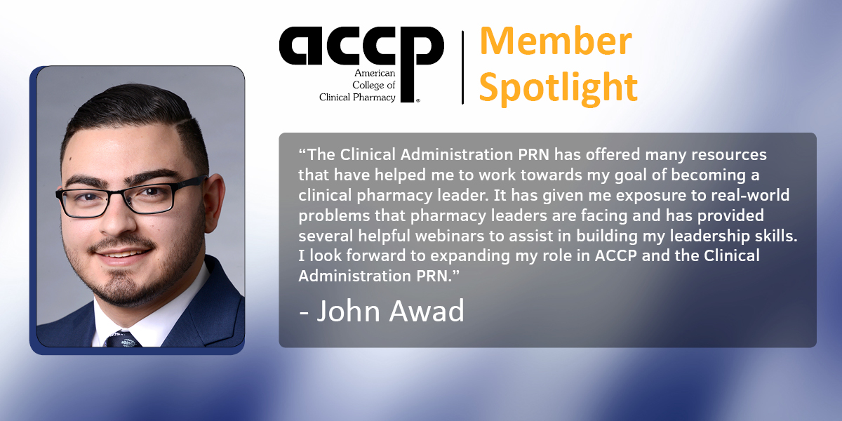 ACCP Member Spotlight: John Awad