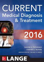 CURRENT Medical Diagnosis & Treatment 2016, 55th Edition