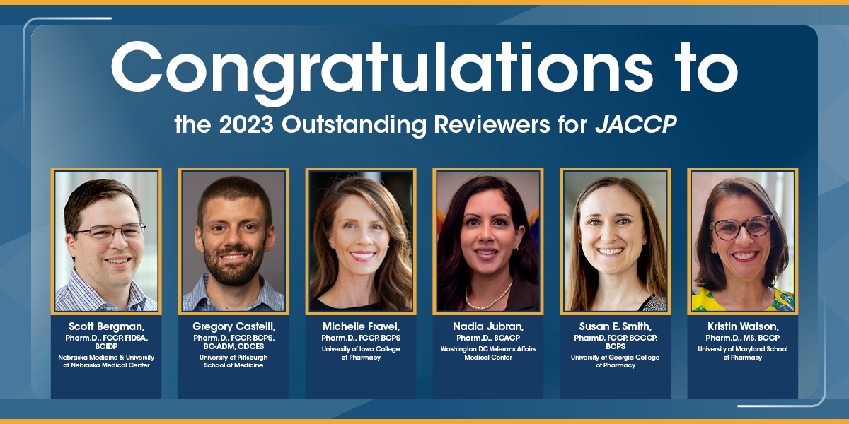 2023 ACCP Journal Outstanding Reviewer Awards