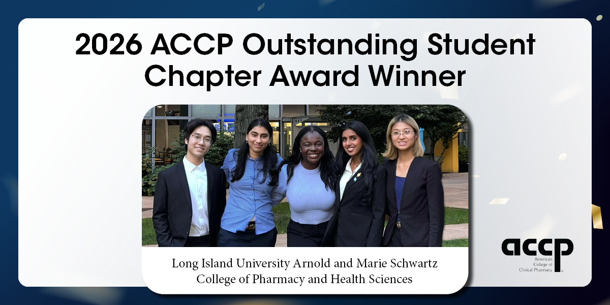 SCCP at Long Island University Arnold & Marie Schwartz College of Pharmacy ...