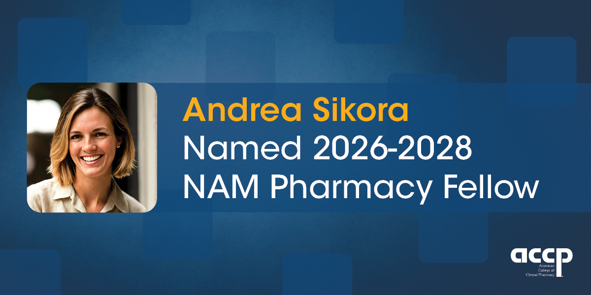 Sikora Selected as Next NAM Pharmacy Fellow