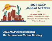 2021 ACCP Annual Meeting, On-Demand and Virtual Meeting