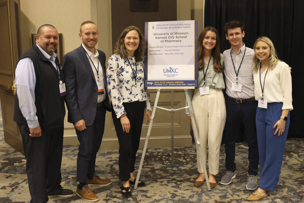 Students at poster session