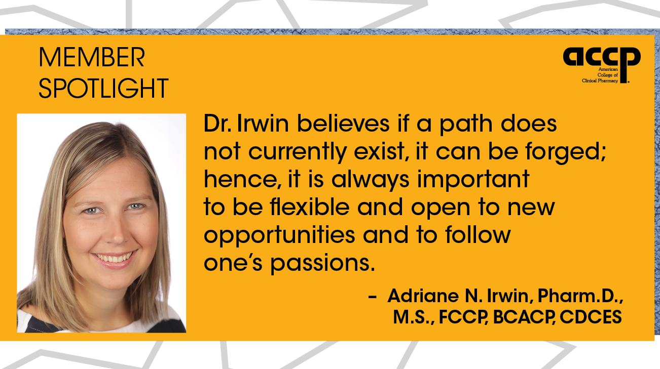 ACCP Member Spotlight: Adriane N. Irwin