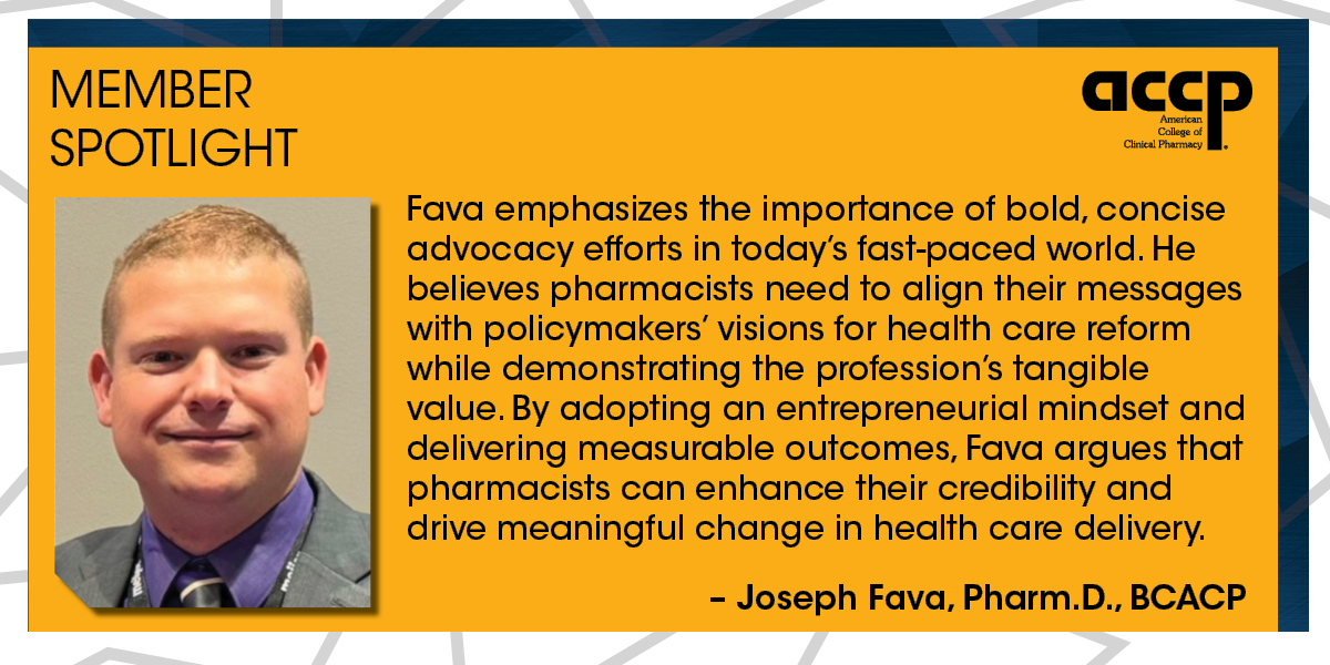 ACCP Member Spotlight: Joseph Fava