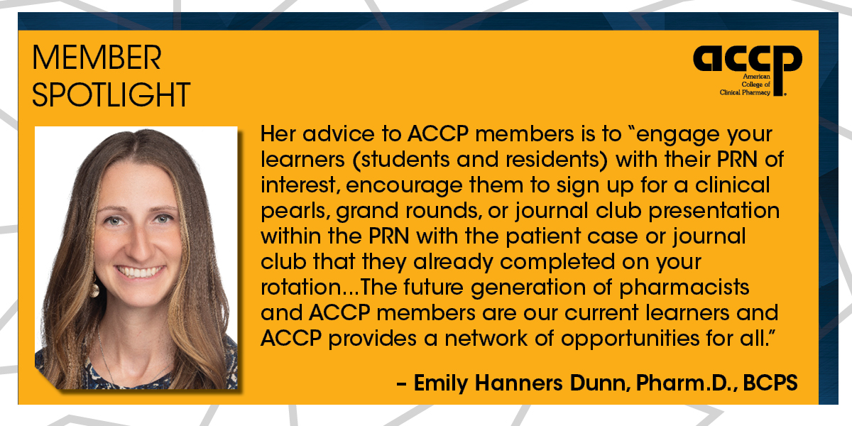 ACCP Member Spotlight: Emily Hanners Dunn