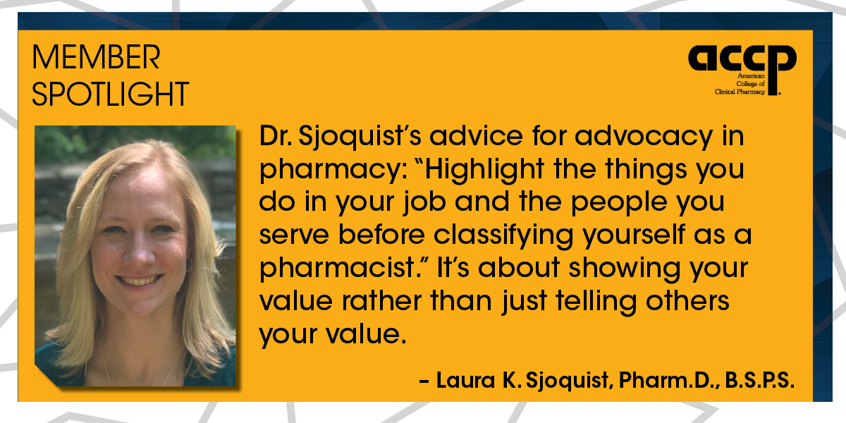 ACCP Member Spotlight: Laura Sjoquist