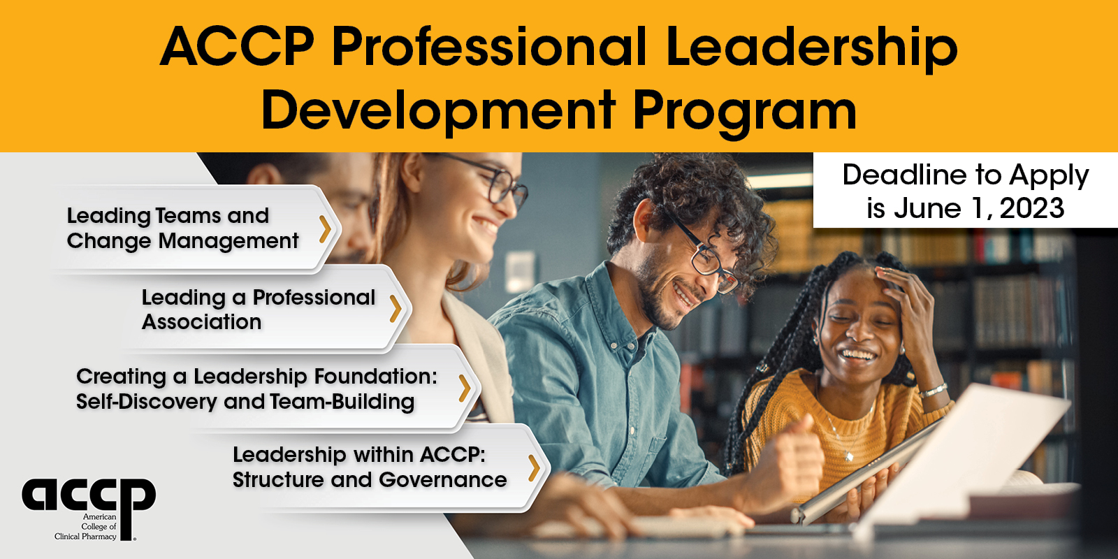 ACCP Professional Leadership Development Program Application Deadline June 1