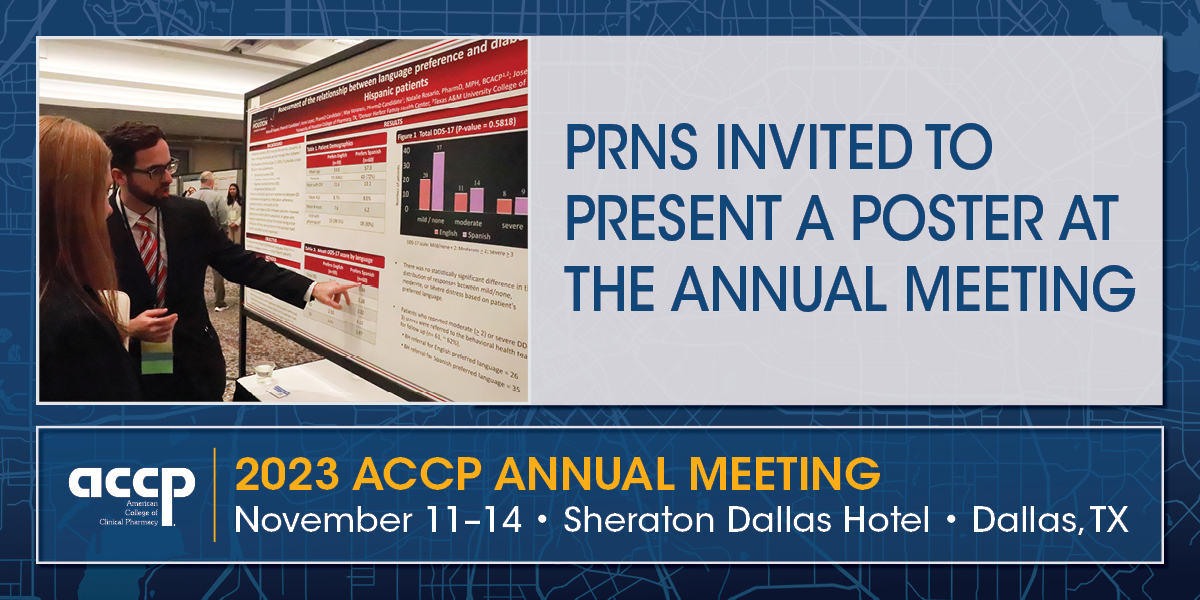 PRNs Are Invited to Present a Poster at the Annual Meeting