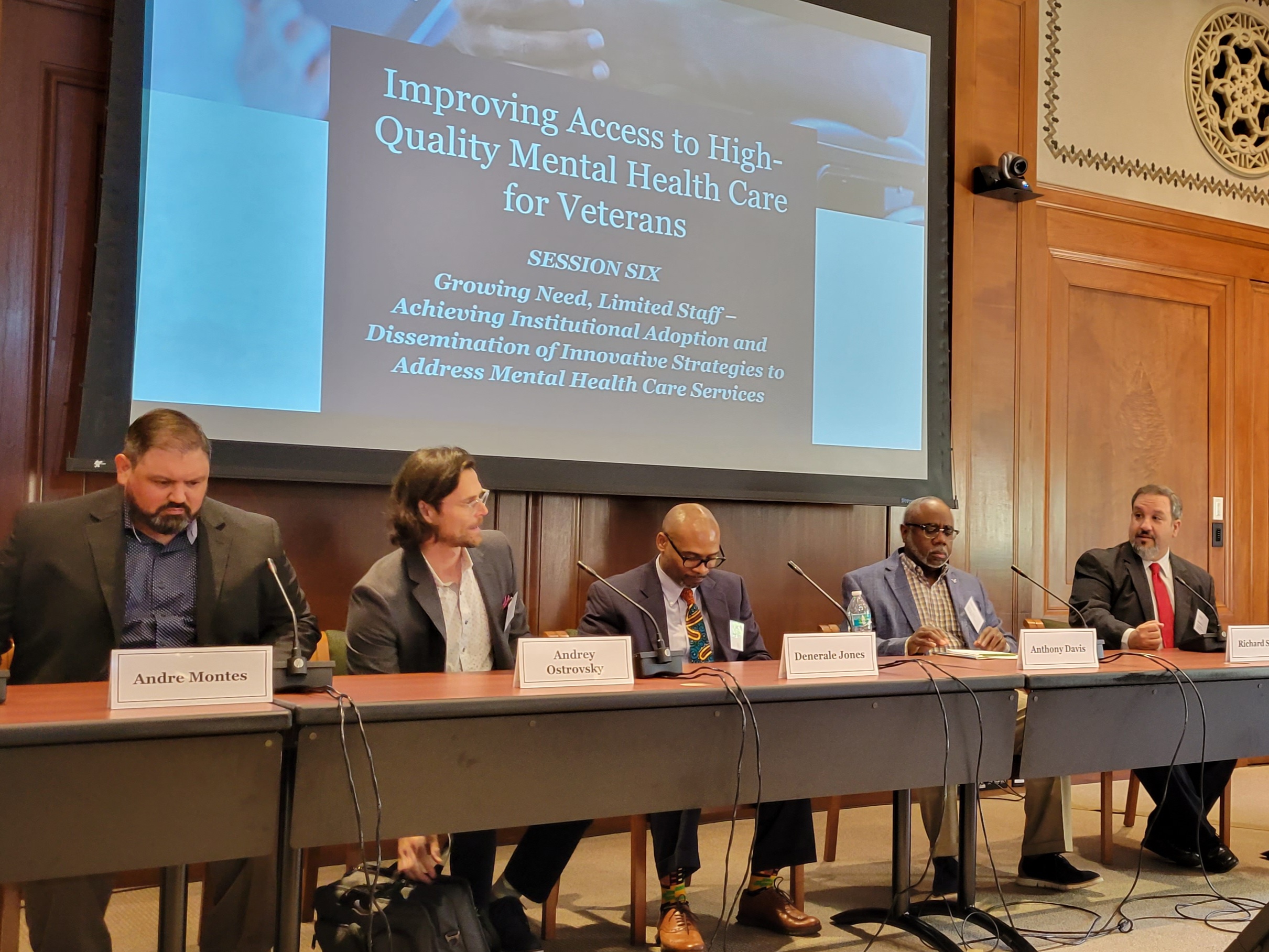 Dr. Silvia serves as moderator and panelist during the second day of the workshop.