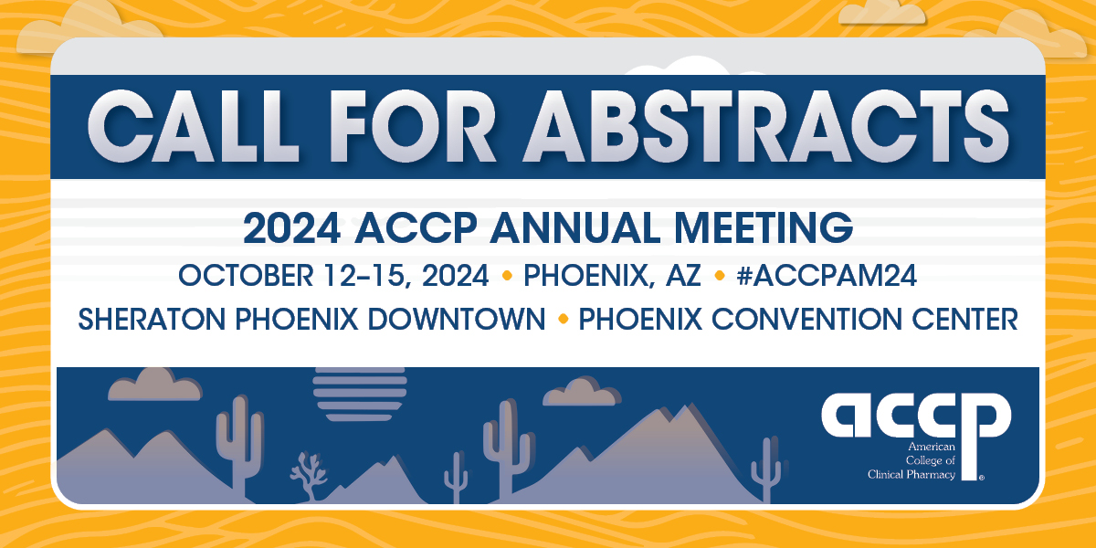 2024 ACCP Annual Meeting Call for Abstracts