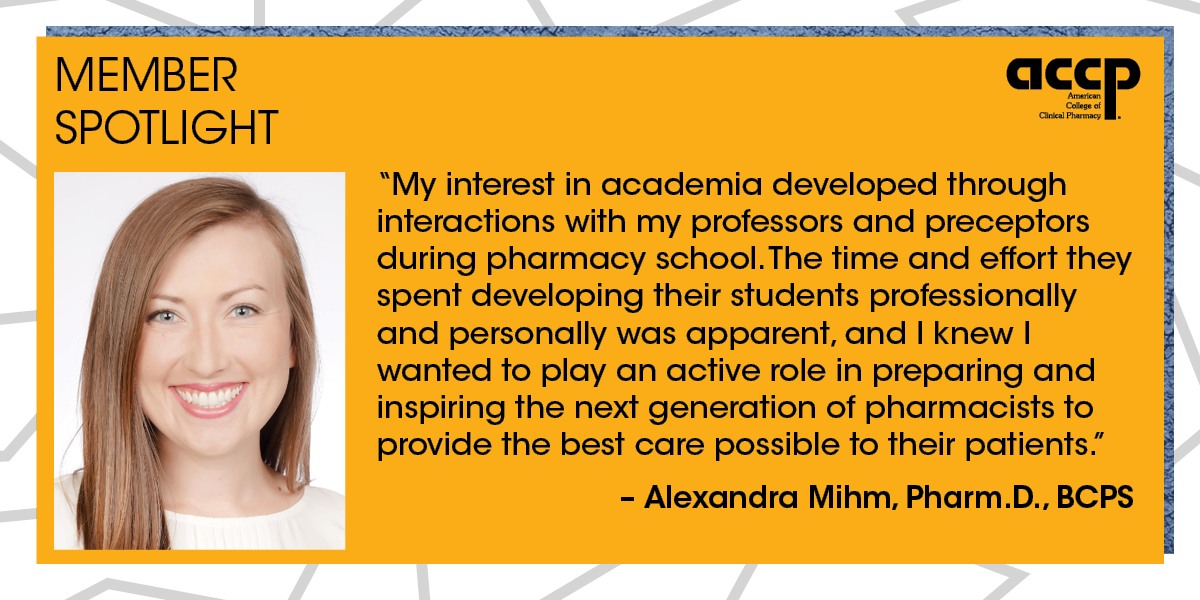 ACCP Member Spotlight: Alexandra Mihm