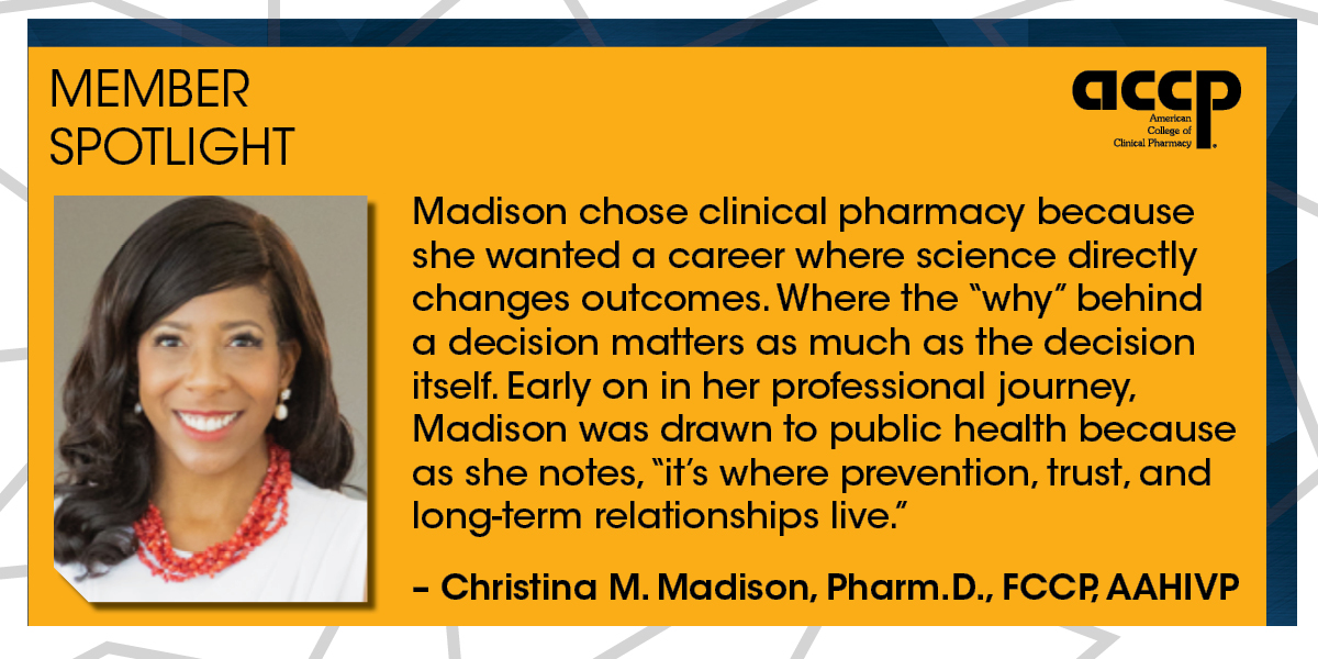 ACCP Member Spotlight: Christina Madison