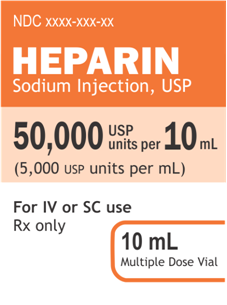 Revised Heparin Label Revised Heparin Label