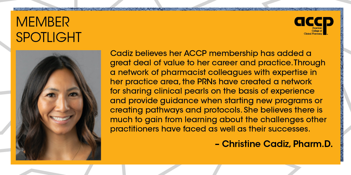 ACCP Member Spotlight: Christine Cadiz