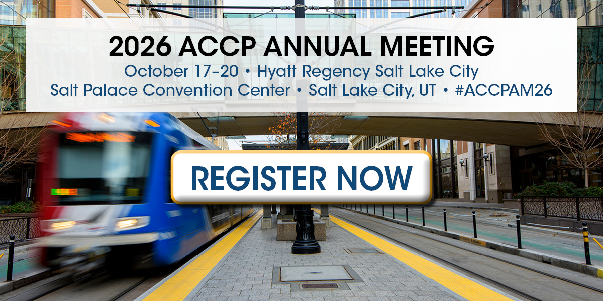 Join Us in Salt Lake City for the 2026 ACCP Annual Meeting—Registration Is ...