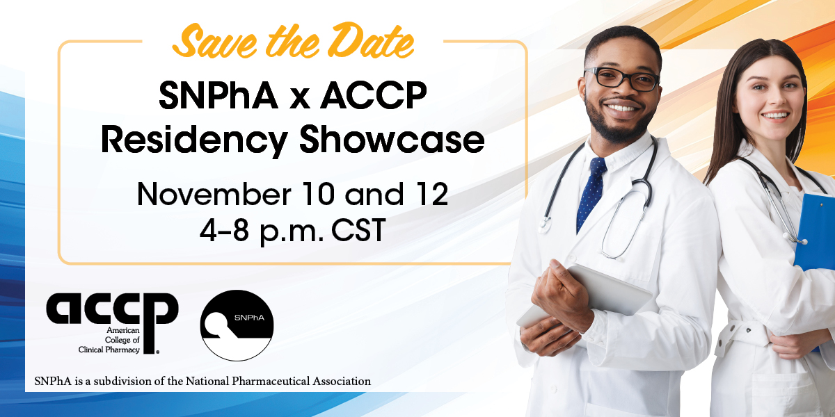 Save the Date: SNPhA x ACCP Residency Showcase