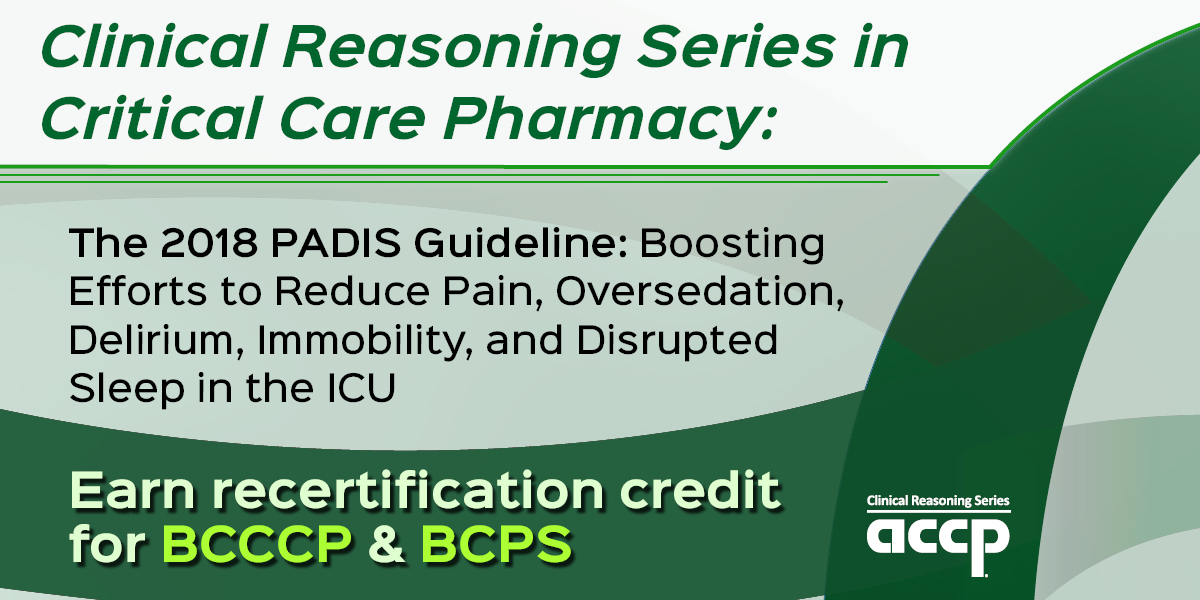 Clinical Reasoning Series: Critical Care Pharmacy