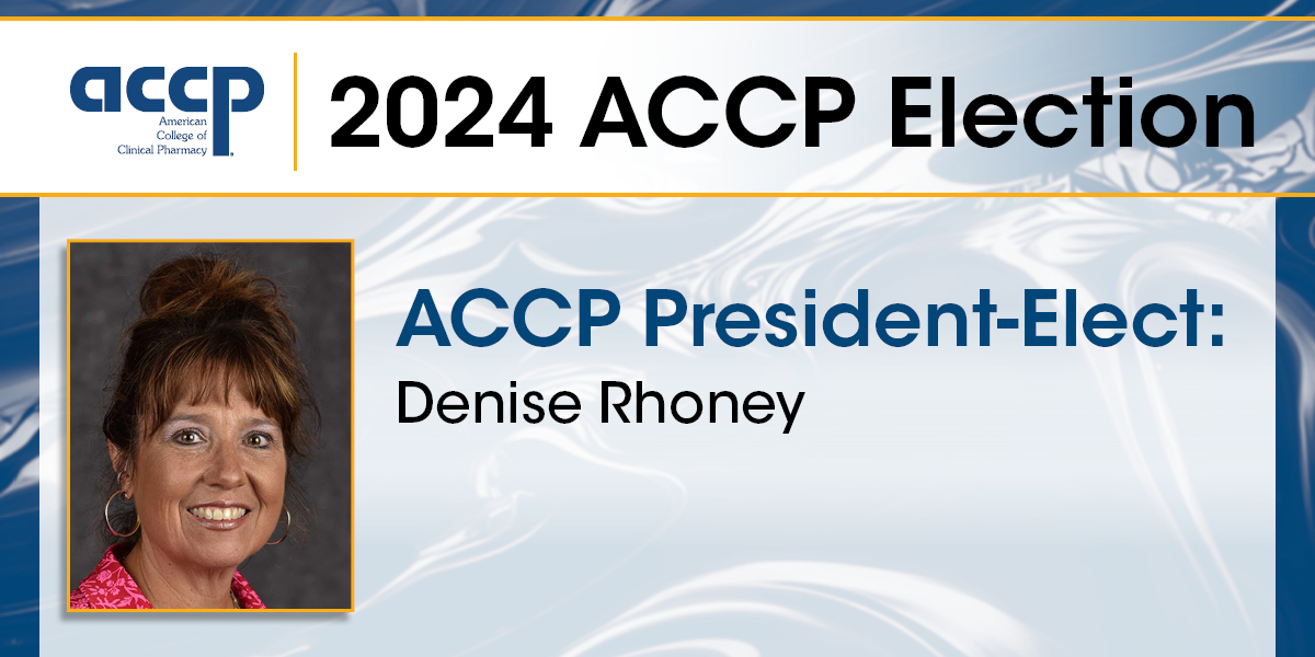 Rhoney Chosen ACCP President-Elect