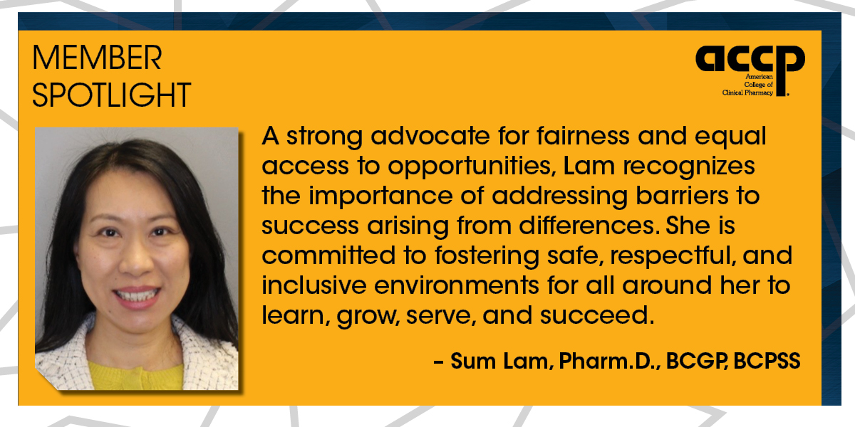 ACCP Member Spotlight: Sum Lam