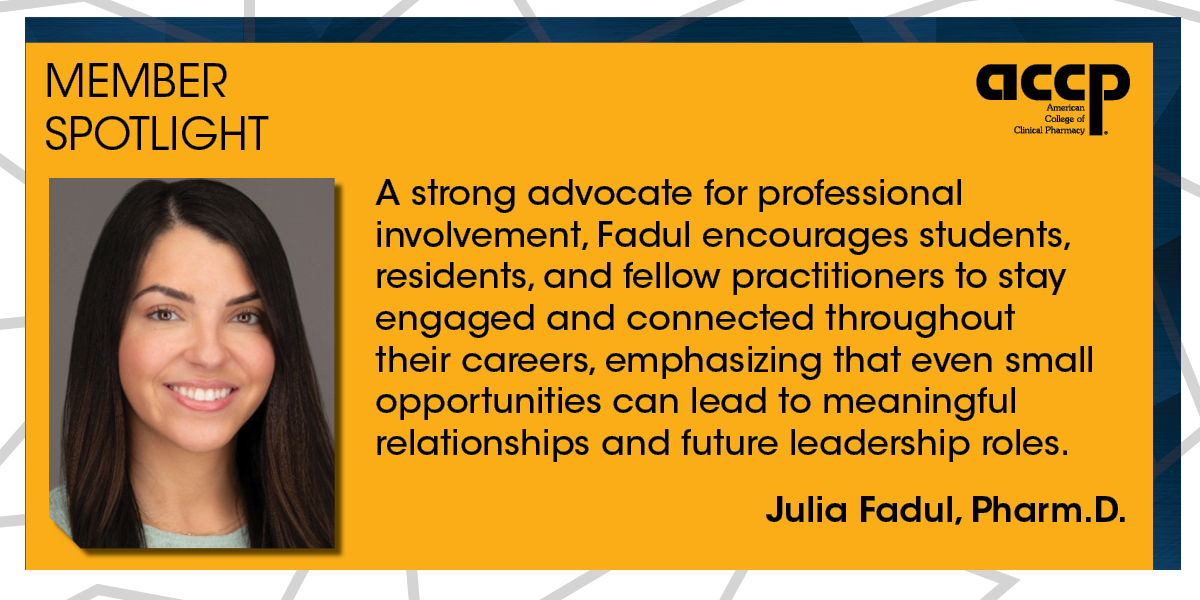 ACCP Member Spotlight: Julia Fadul