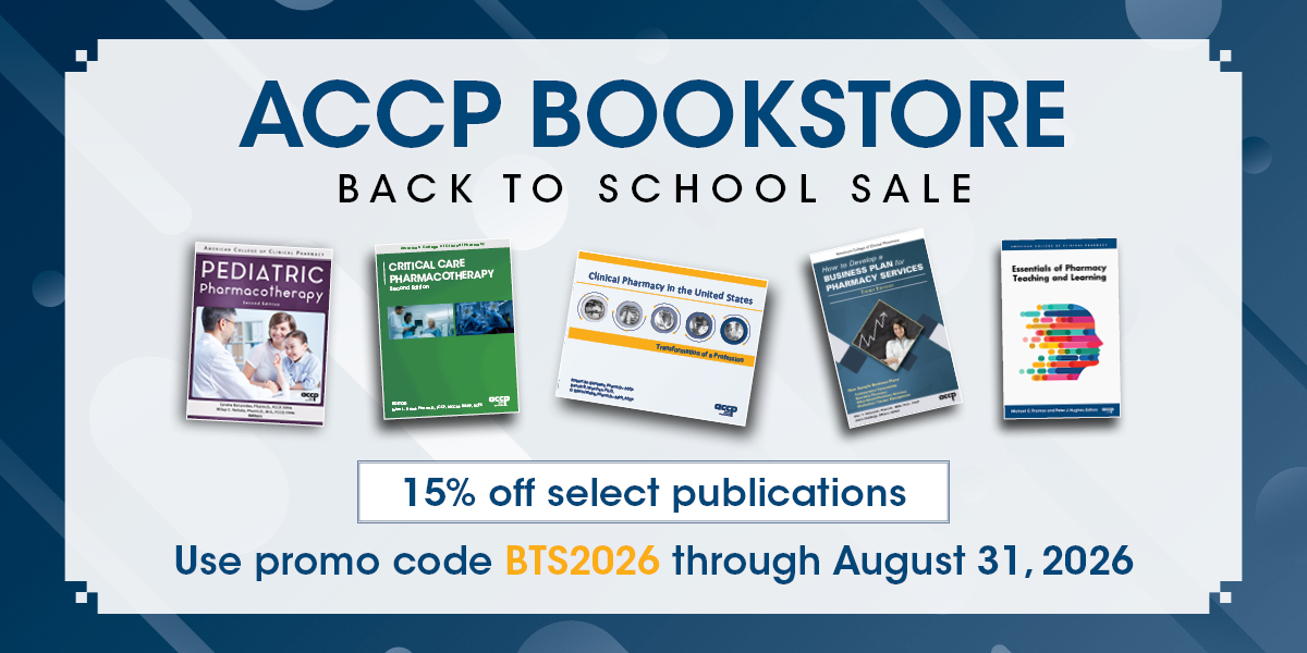 Back to School Special in the ACCP Bookstore