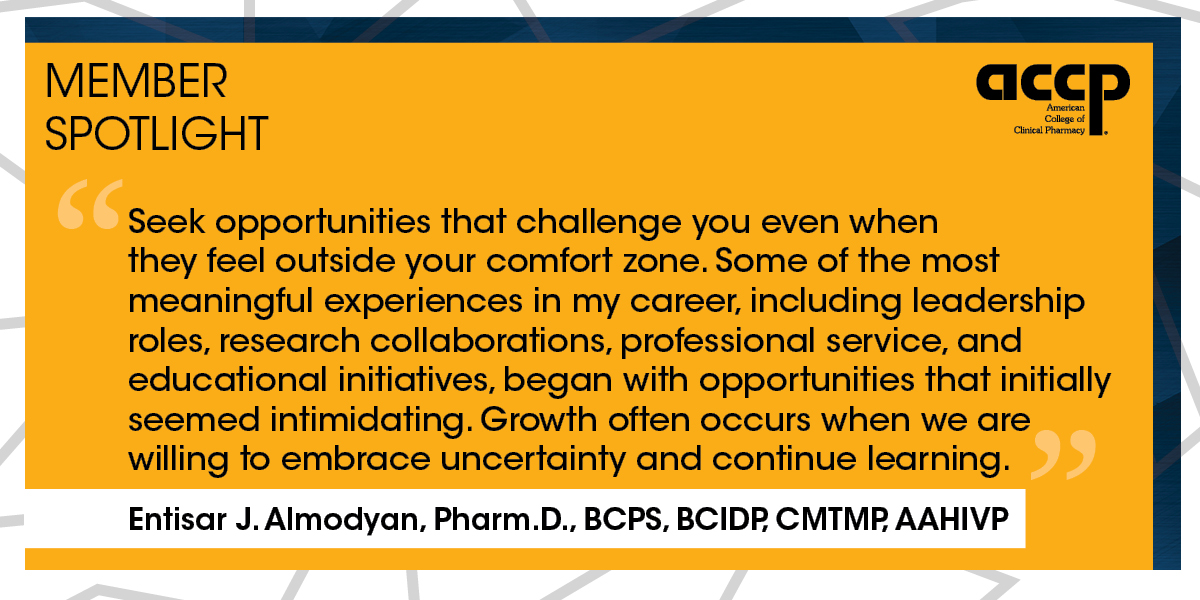 ACCP Member Spotlight: Entisar J. Almodyan