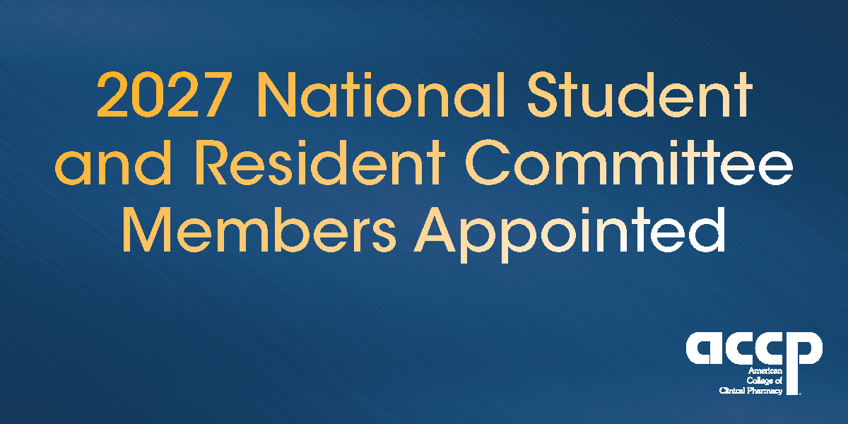 2027 National Student and Resident Committee Members Appointed